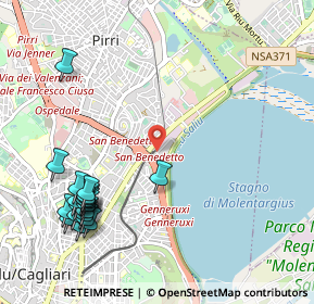 Mappa Mercalli, 09129 Cagliari CA, Italia (1.4325)