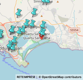 Mappa Sentiero delle Saline, 09045 Quartu Sant'Elena CA, Italia (5.634)