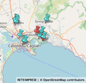 Mappa Sentiero delle Saline, 09045 Quartu Sant'Elena CA, Italia (7.36909)