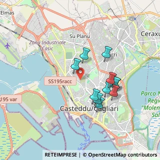 Mappa Via Agostino Castelli, 09122 Cagliari CA, Italia (1.72455)