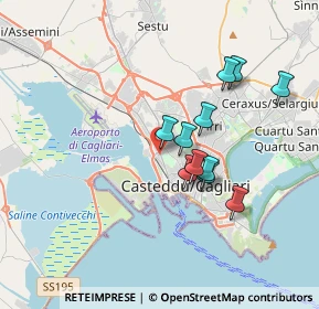 Mappa Vico Arno, 09122 Cagliari CA, Italia (3.28273)