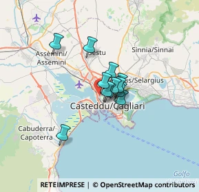 Mappa Vico Arno, 09122 Cagliari CA, Italia (4.105)