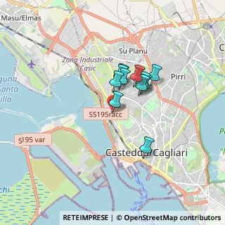 Mappa Vico Arno, 09122 Cagliari CA, Italia (1.25818)