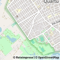 Mapa Quartu Sant'Elena