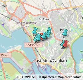 Mappa Via Doberdò, 09121 Cagliari CA, Italia (1.15667)