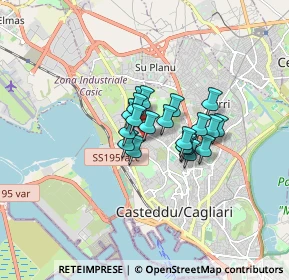 Mappa Via Doberdò, 09121 Cagliari CA, Italia (1.0585)