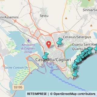 Mappa Via Monte Santo, 09122 Cagliari CA, Italia (6.57421)