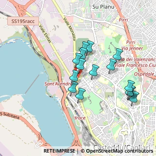 Mappa Via San Michele, 09122 Cagliari CA, Italia (0.88133)