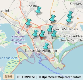 Mappa Dietro al distributore AGip di, 09121 Cagliari CA, Italia (3.48364)