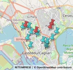 Mappa Dietro al distributore AGip di, 09121 Cagliari CA, Italia (1.475)