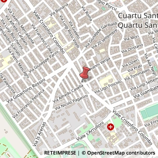 Mappa Viale C. Colombo, 260, 09045 Quartu Sant'Elena, Cagliari (Sardegna)