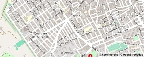 Mappa Quartu Sant'Elena