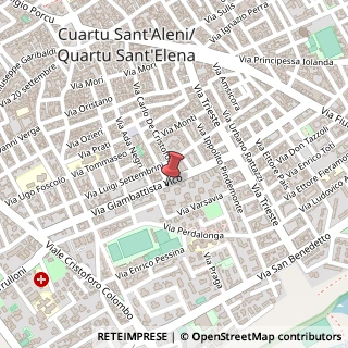 Mappa Via Gian Battista Vico, 57, 09045 Quartu Sant'Elena, Cagliari (Sardegna)
