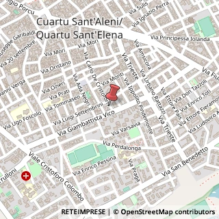 Mappa Via C. de Cristoforis, 100, 09045 Quartu Sant'Elena, Cagliari (Sardegna)