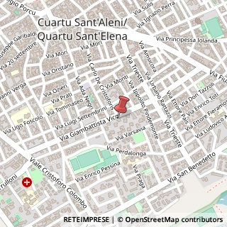 Mappa Via Gian Battista Vico, 41, 09045 Quartu Sant'Elena, Cagliari (Sardegna)