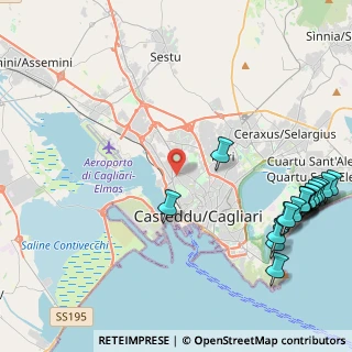 Mappa Piazza Is Maglias, 09122 Cagliari CA, Italia (6.64444)