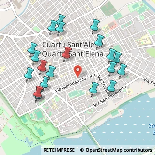 Mappa Via Ada Negri, 09045 Quartu Sant'Elena CA, Italia (0.613)