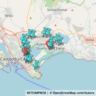 Mappa Viale C. Colombo, 09045 Cagliari CA, Italia (3.6325)