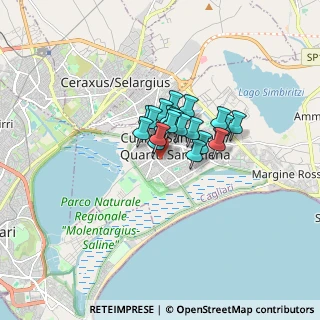 Mappa Viale C. Colombo, 09045 Cagliari CA, Italia (0.98789)