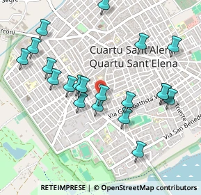 Mappa Via Giacomo Leopardi, 09045 Quartu Sant'Elena CA, Italia (0.5545)