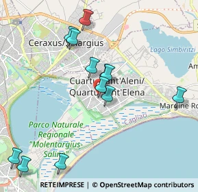 Mappa Via Giacomo Leopardi, 09045 Quartu Sant'Elena CA, Italia (2.26583)