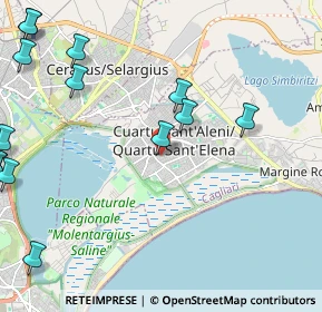 Mappa Via Giacomo Leopardi, 09045 Quartu Sant'Elena CA, Italia (3.33857)