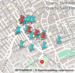 Mappa Via Giacomo Leopardi, 09045 Quartu Sant'Elena CA, Italia (0.211)