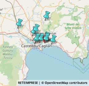 Mappa Via Giacomo Leopardi, 09045 Quartu Sant'Elena CA, Italia (7.85909)