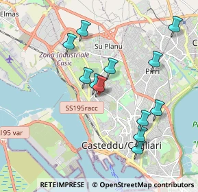 Mappa Via Redipuglia, 09122 Cagliari CA, Italia (2.00667)