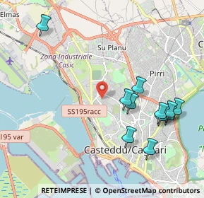 Mappa Via Redipuglia, 09122 Cagliari CA, Italia (2.44545)