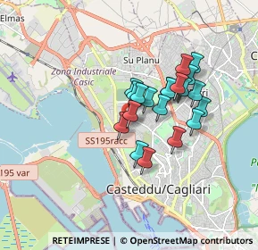 Mappa Via Redipuglia, 09122 Cagliari CA, Italia (1.4115)