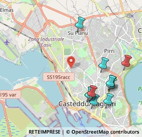 Mappa Via Redipuglia, 09122 Cagliari CA, Italia (2.53909)