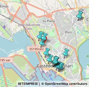 Mappa Via Redipuglia, 09122 Cagliari CA, Italia (2.22875)