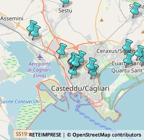 Mappa Via Redipuglia, 09122 Cagliari CA, Italia (4.205)