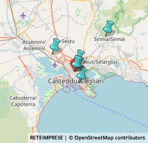 Mappa Via Is Mirrionis, 09121 Cagliari CA, Italia (3.655)