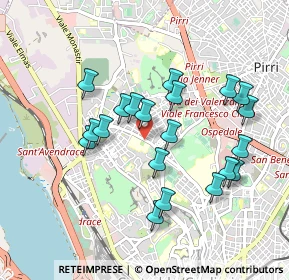 Mappa Via Is Mirrionis, 09121 Cagliari CA, Italia (0.9515)