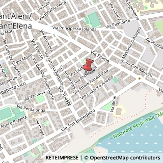 Mappa Via Enrico Toti, 45, 09045 Quartu Sant'Elena, Cagliari (Sardegna)