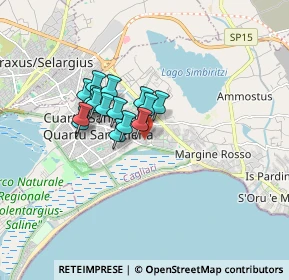 Mappa Via Livatino, 09045 Quartu Sant'Elena CA, Italia (1.3025)