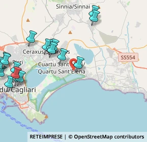 Mappa Via Livatino, 09045 Quartu Sant'Elena CA, Italia (5.75667)