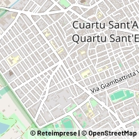Mapa Quartu Sant'Elena