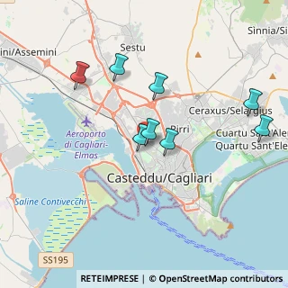 Mappa Via Trincea delle Frasche, 09122 Cagliari CA, Italia (3.77625)