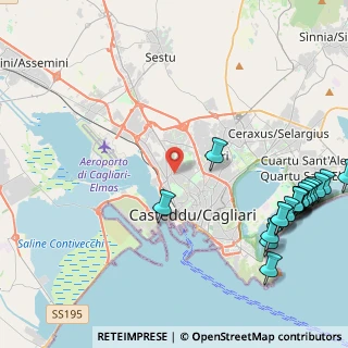 Mappa Via Trincea delle Frasche, 09122 Cagliari CA, Italia (6.69211)