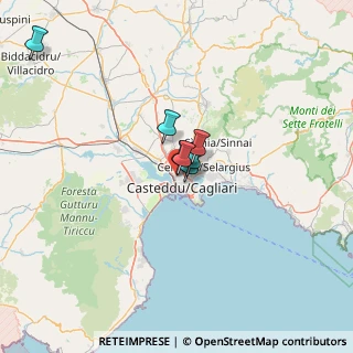 Mappa Via Trincea delle Frasche, 09122 Cagliari CA, Italia (28.41)