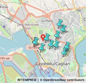 Mappa Via Trincea delle Frasche, 09122 Cagliari CA, Italia (1.5675)