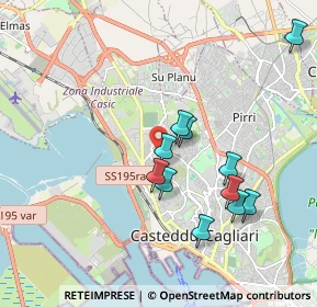 Mappa Via Trincea delle Frasche, 09122 Cagliari CA, Italia (1.92545)