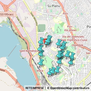 Mappa Via Trincea delle Frasche, 09122 Cagliari CA, Italia (0.9615)