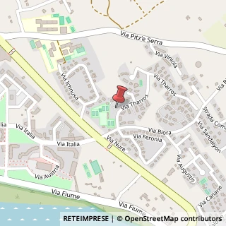 Mappa Via Tharros, 142, 09045 Quartu Sant'Elena, Cagliari (Sardegna)
