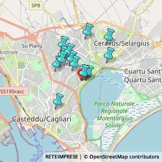 Mappa Via Giovanni Battista Venturi, 09131 Cagliari CA, Italia (1.39857)