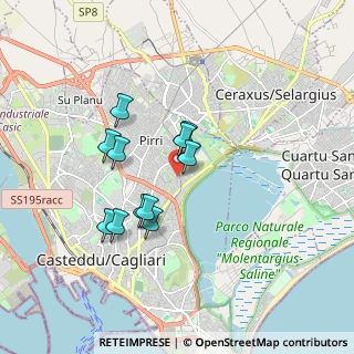 Mappa Via Parigi, 09131 Cagliari CA, Italia (1.59727)