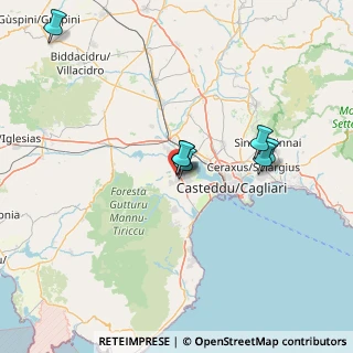 Mappa Cagliari, 09134 Macchiareddu CA, Italia (42.83)